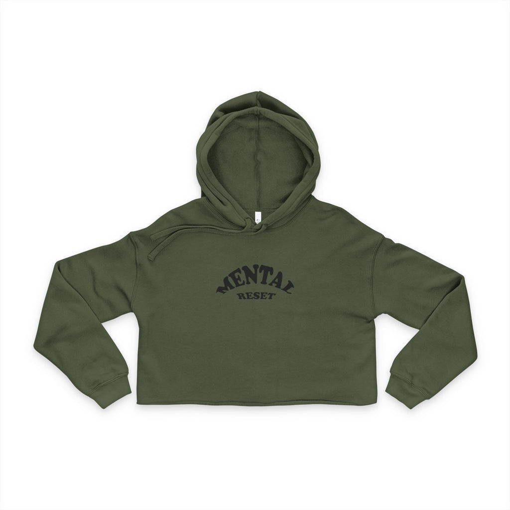 Mental Reset Women's Cropped Hoodie