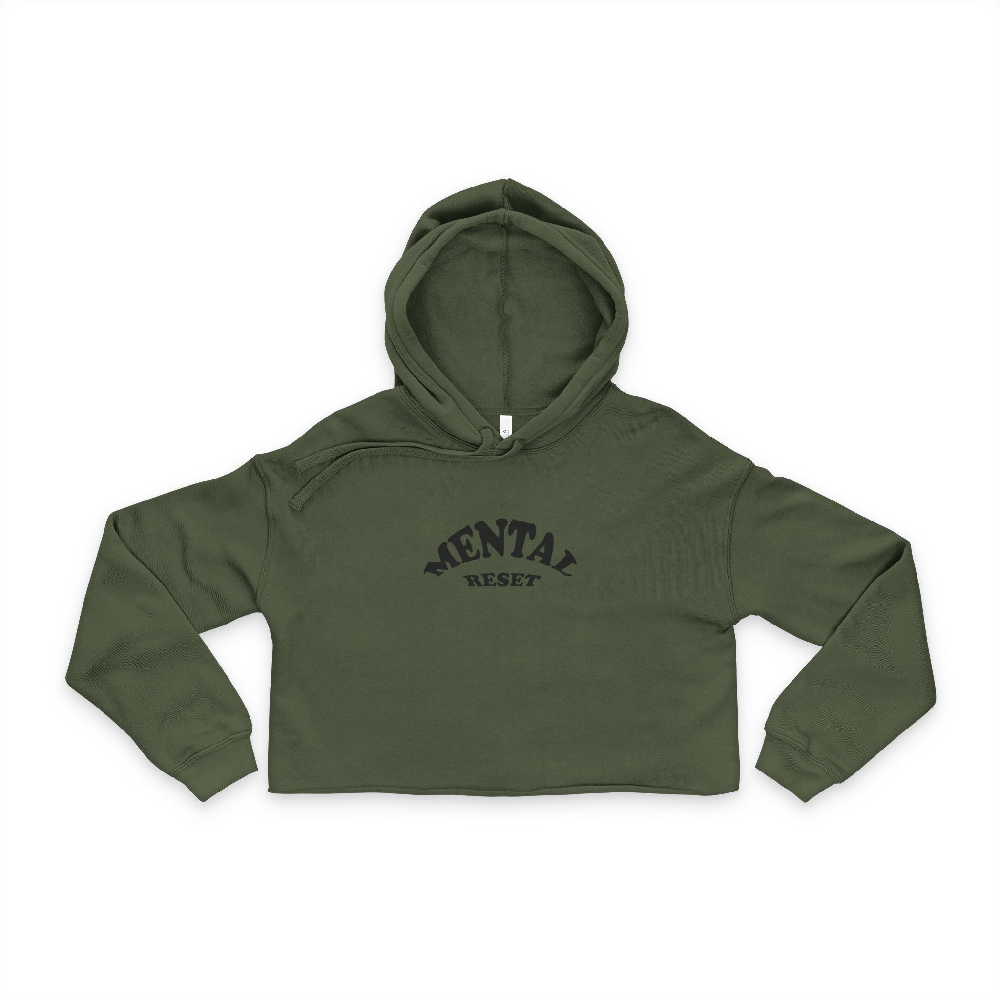 Mental Reset Women's Cropped Hoodie