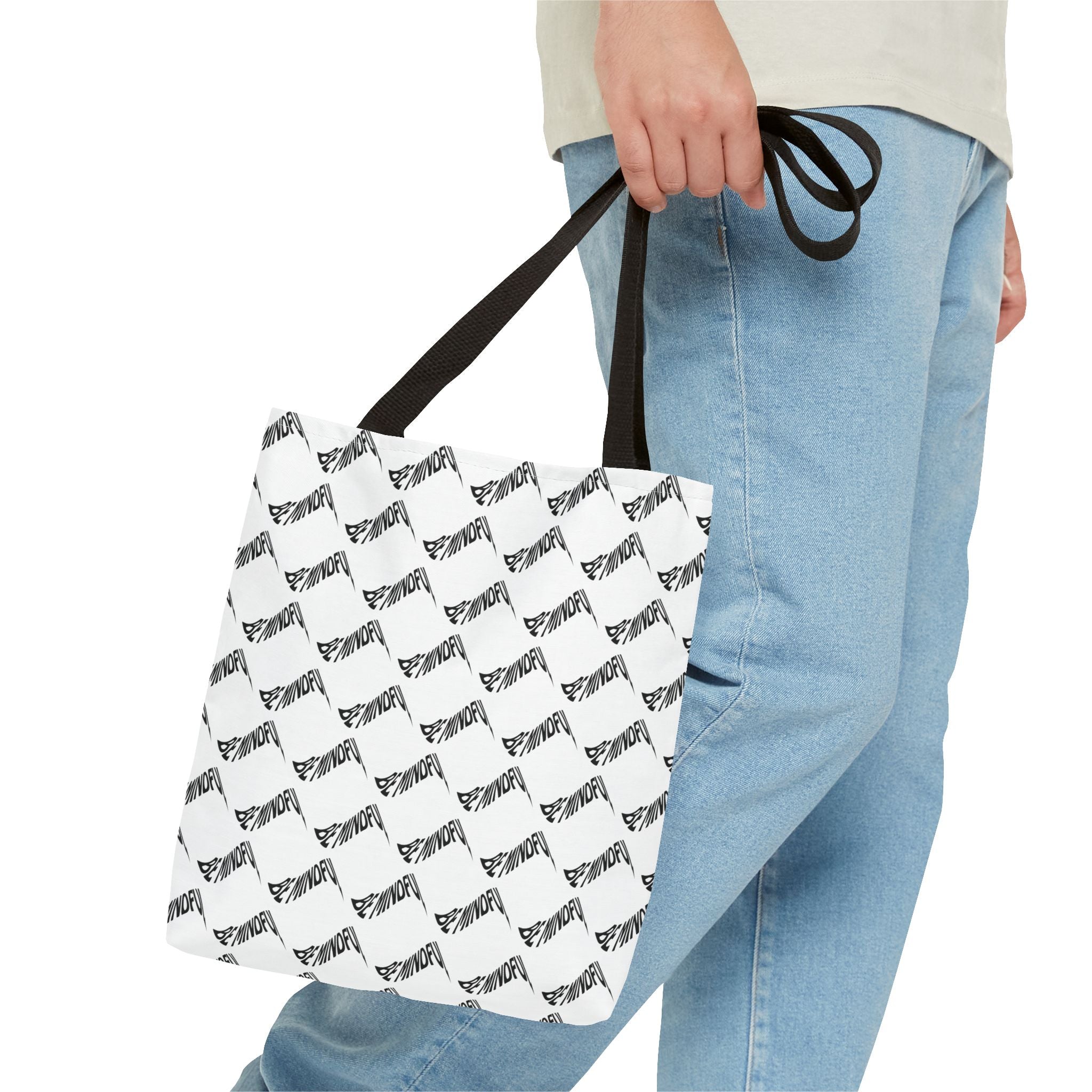 Be Mindful Pattern Tote Bag