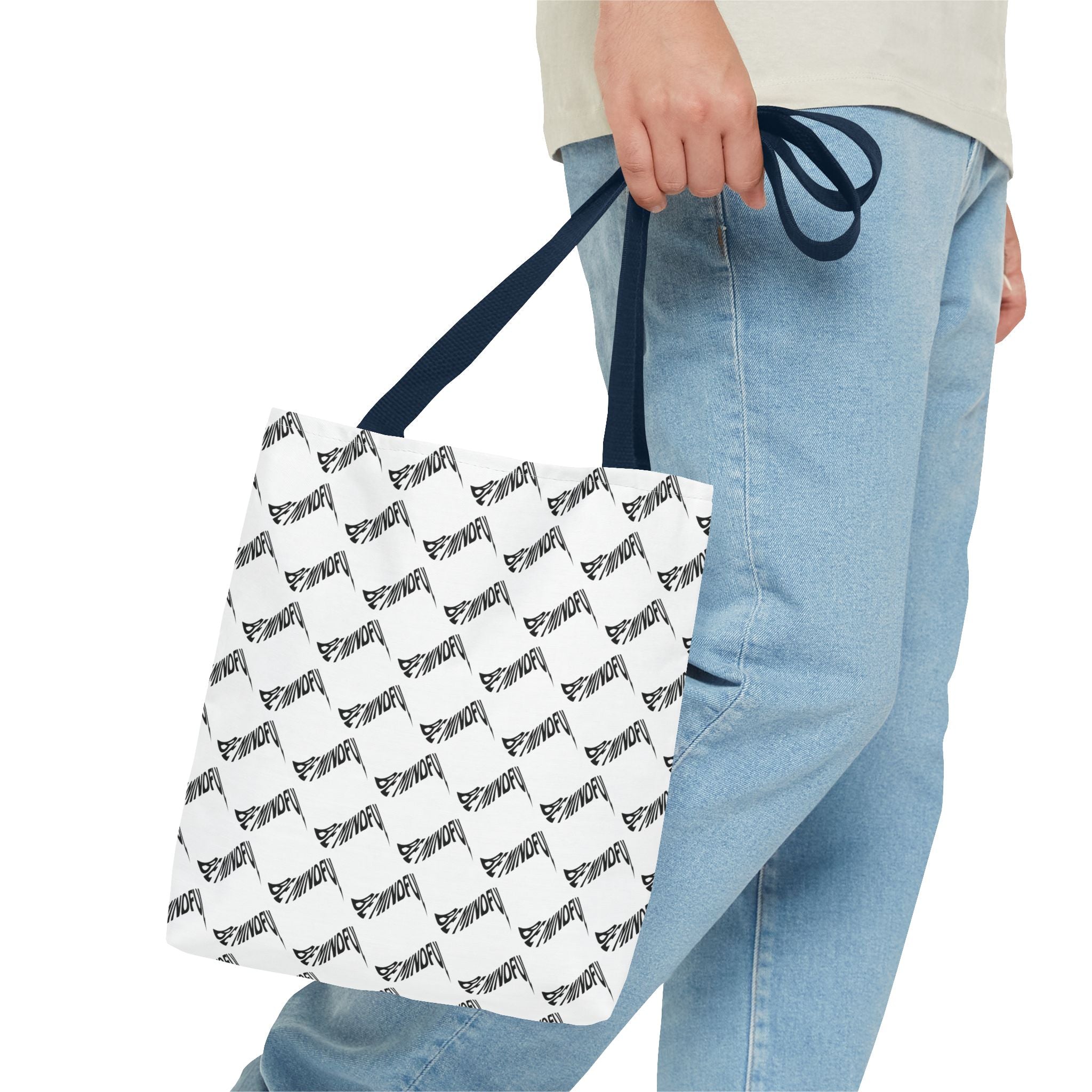 Be Mindful Pattern Tote Bag