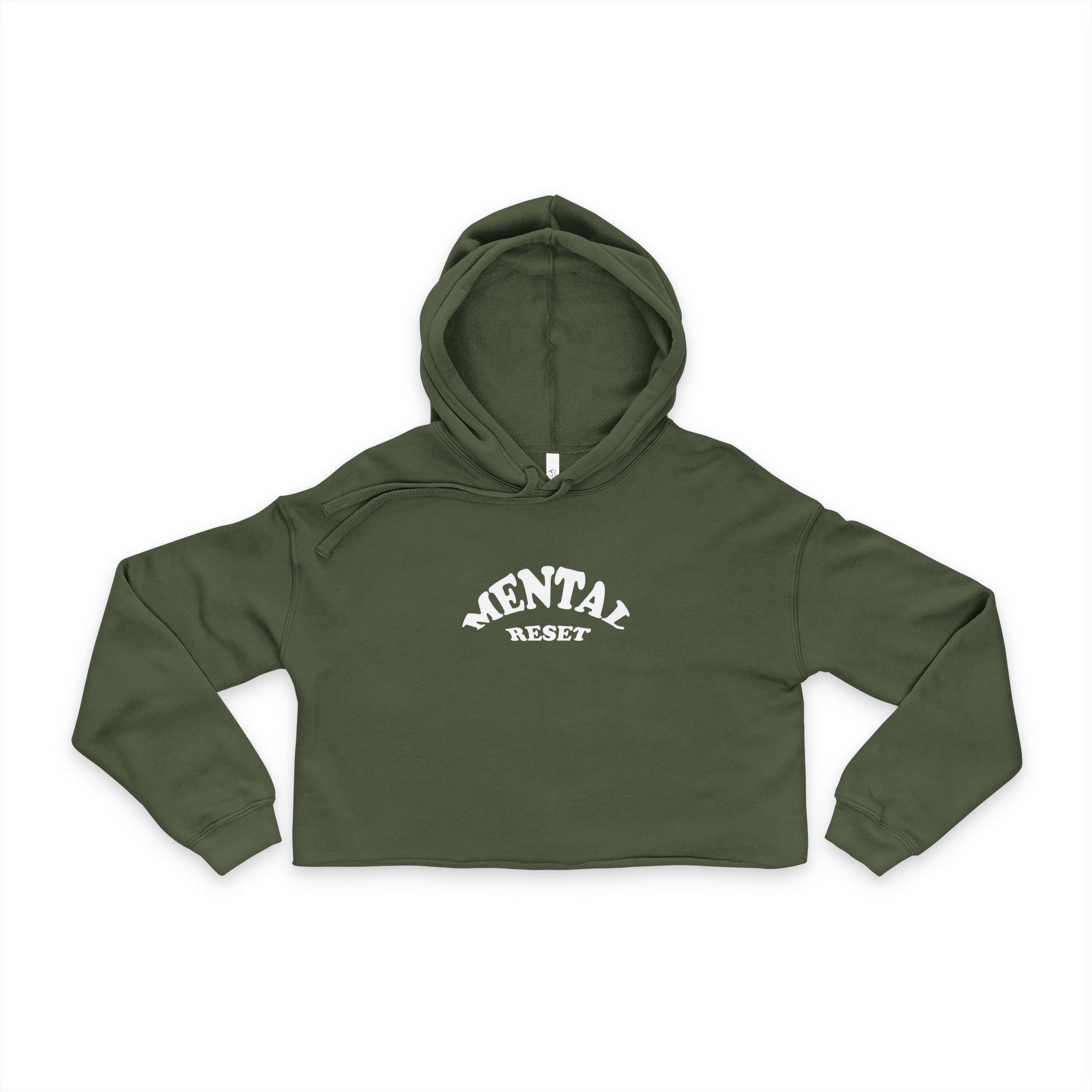 Mental Reset Women's Cropped Hoodie
