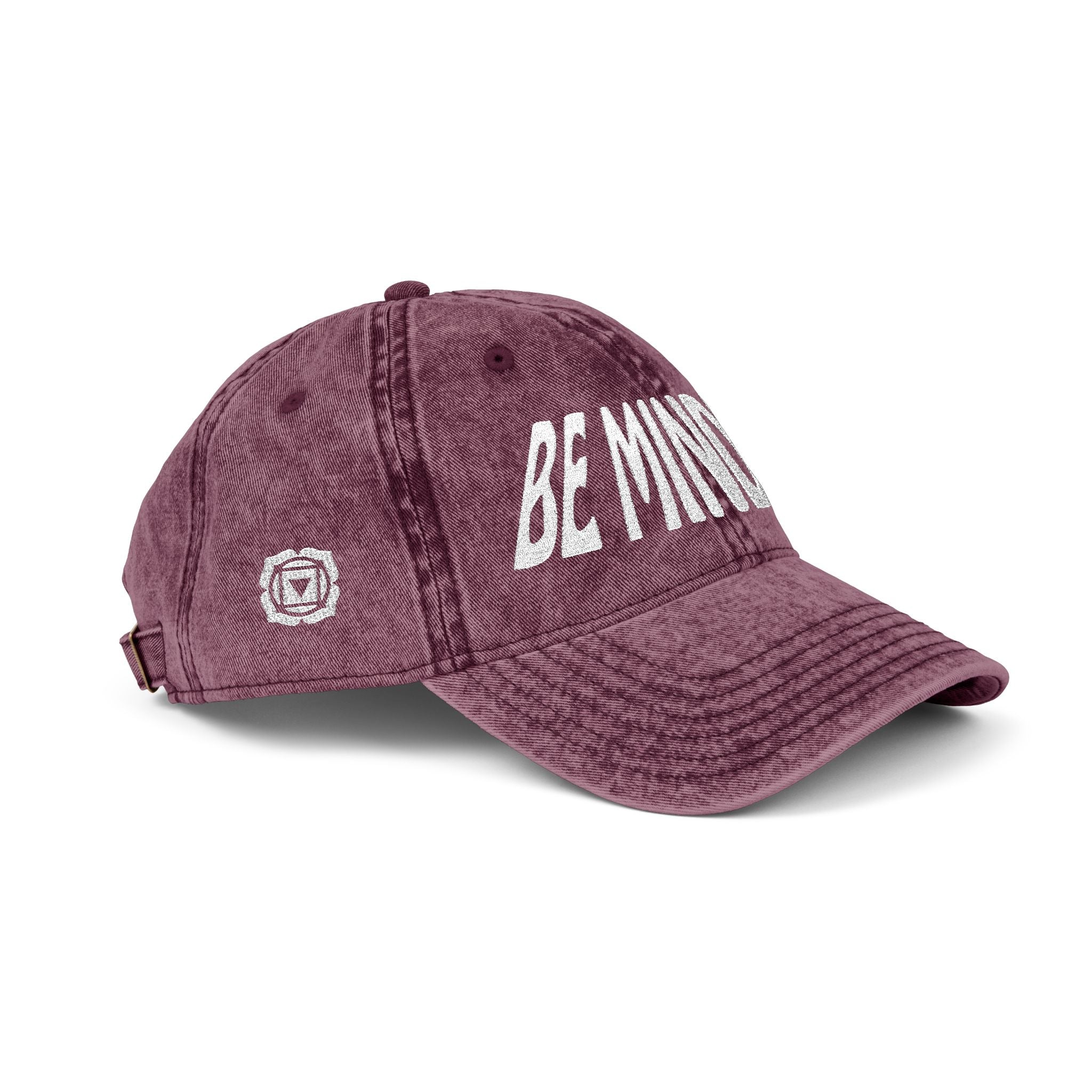 Root Chakra Be Mindful Hat Vintage Embroidered Cap