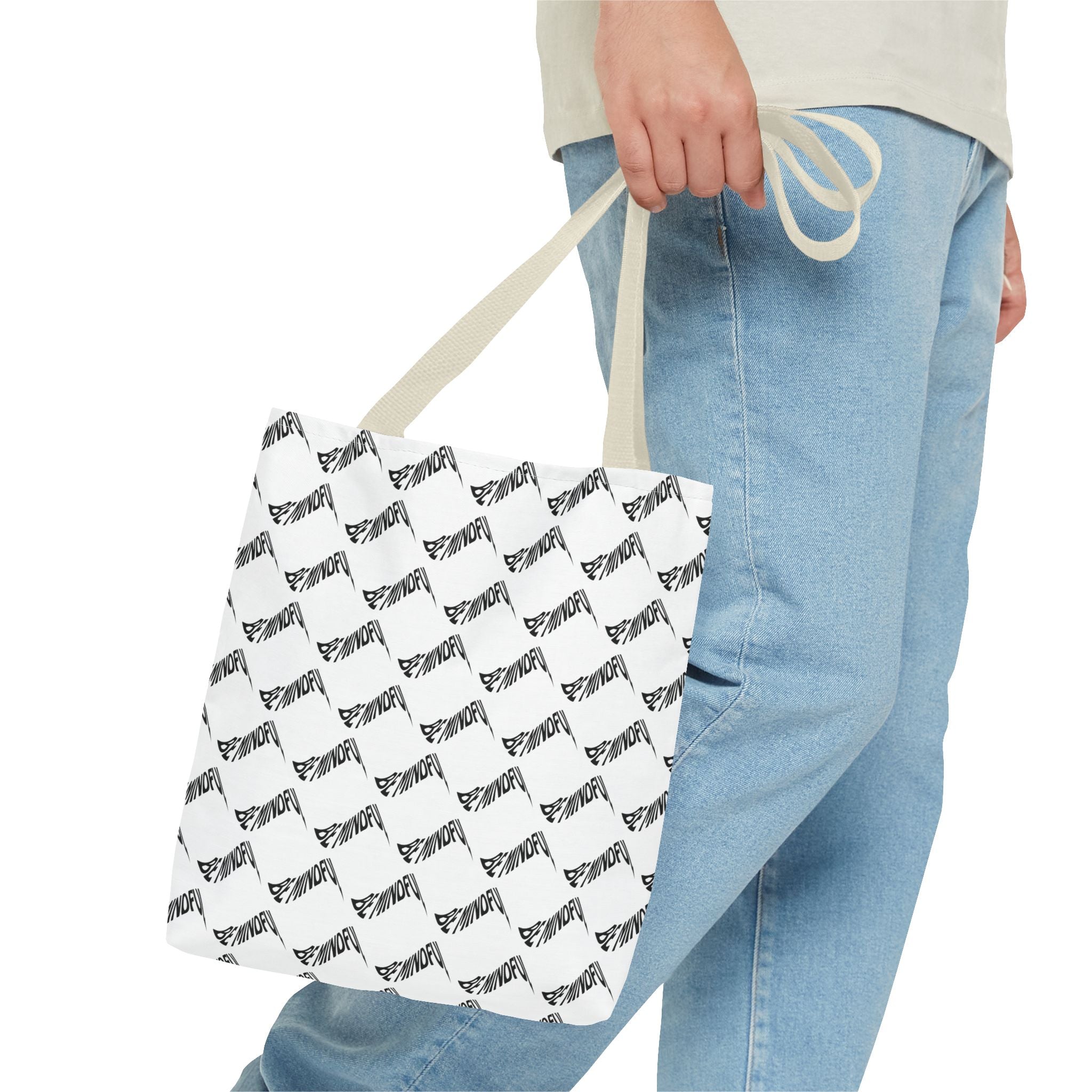 Be Mindful Pattern Tote Bag