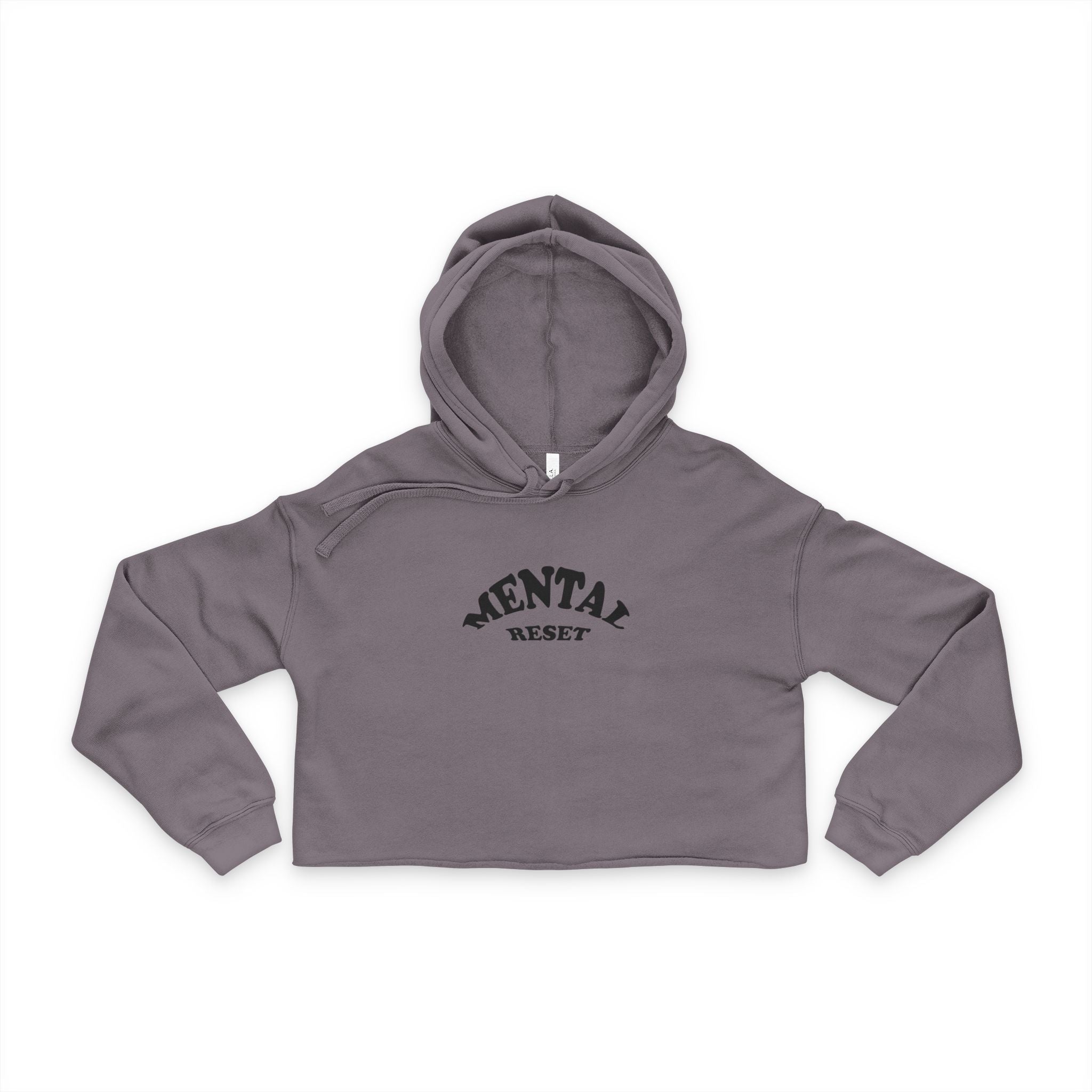 Mental Reset Women's Cropped Hoodie