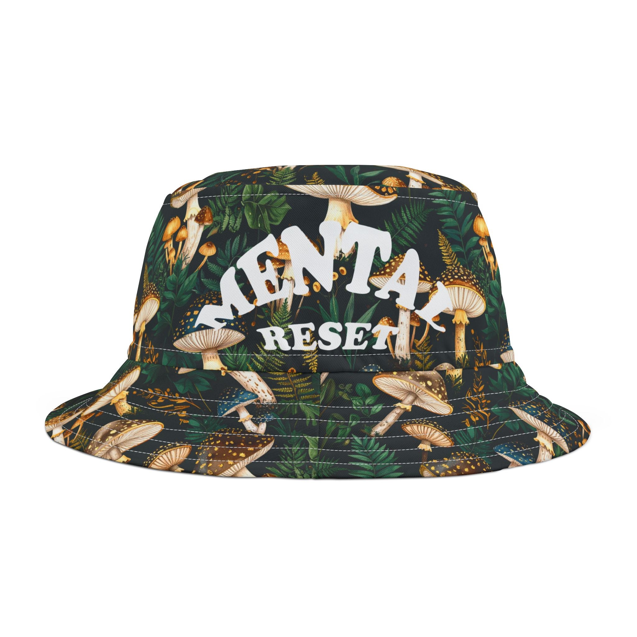 Mushroom Print Bucket Hat