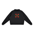 Ujima Fleece Mock-Neck Crew Sweatshirt