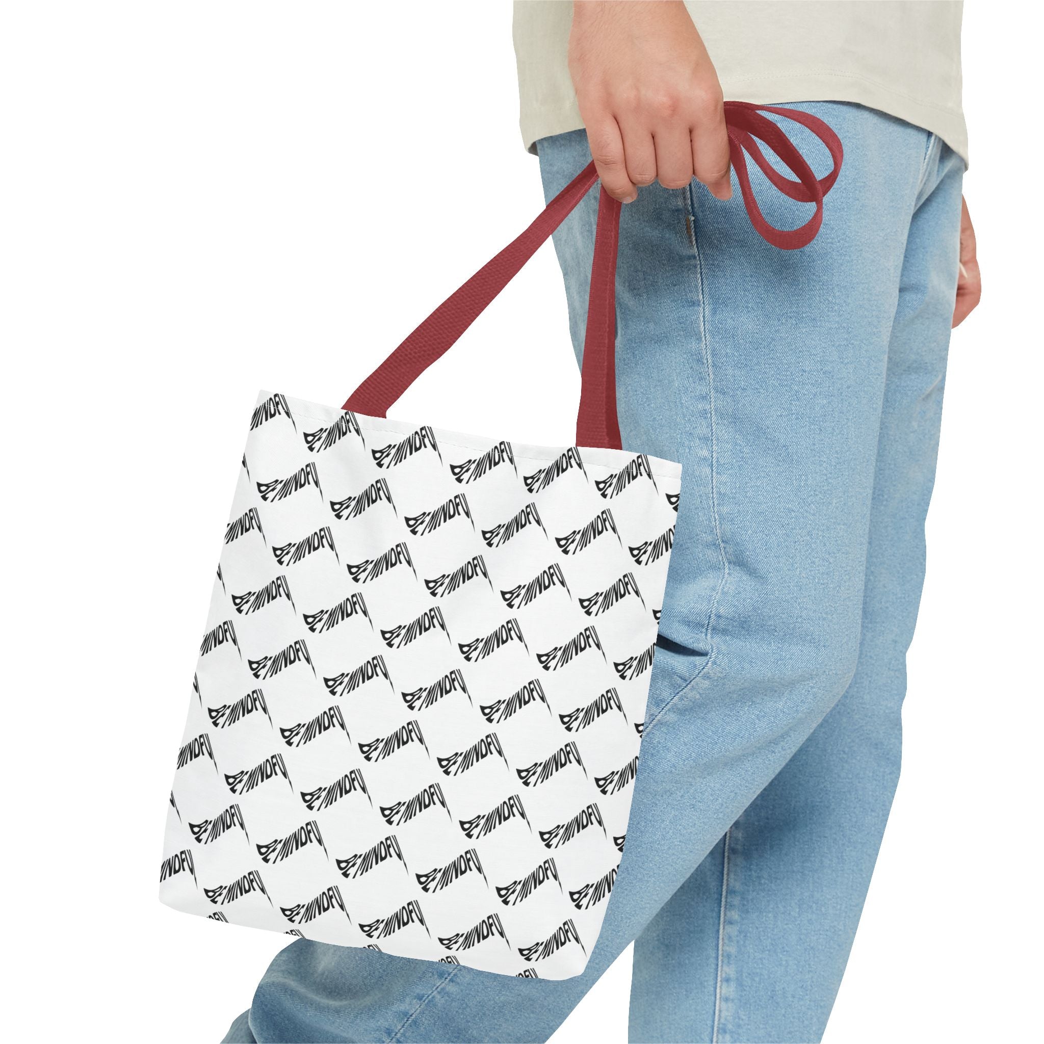 Be Mindful Pattern Tote Bag