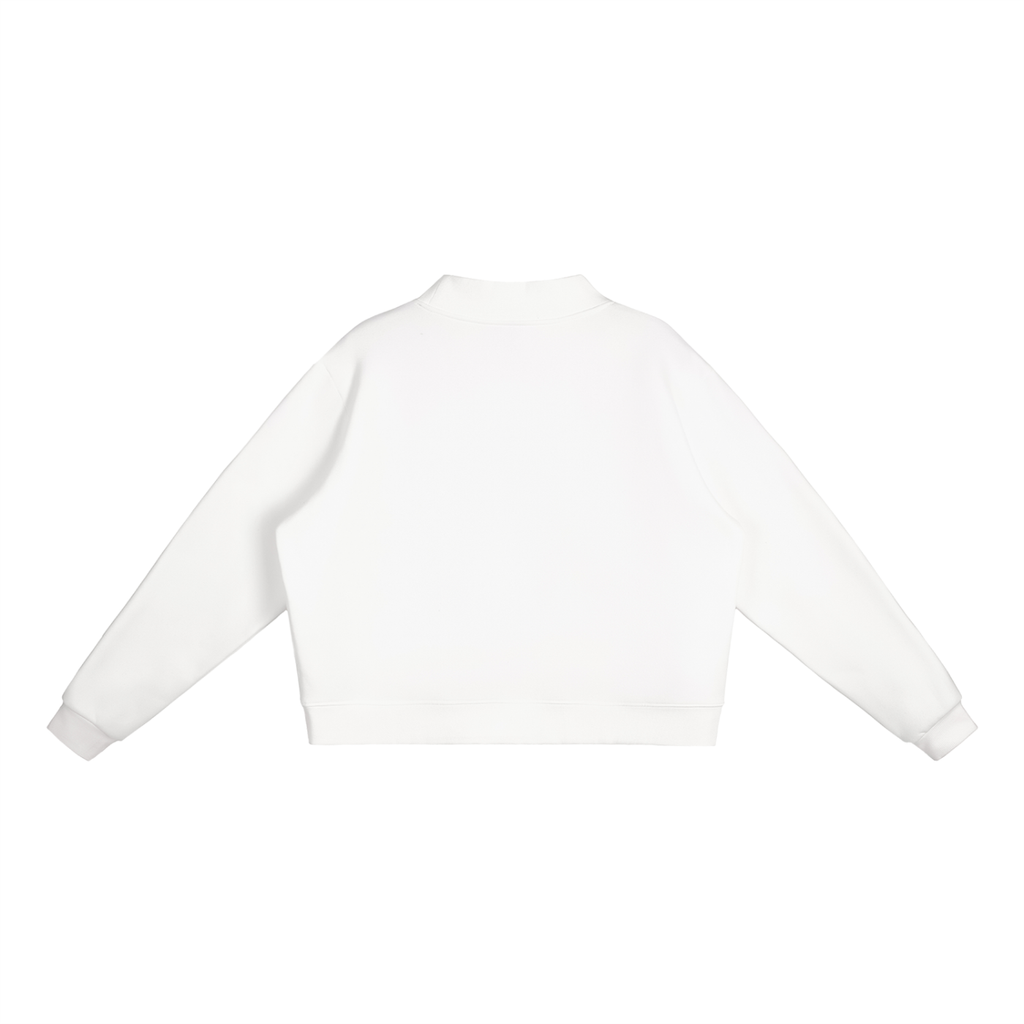 Ujima Fleece Mock-Neck Crew Sweatshirt